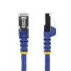 StarTech.com 2 m zils CAT8 Ethernet kabelis, bez aizķeršanās RJ45, 25G/40G, 2000 MHz, 100 W PoE++, S/FTP, 26AWG tīra vara stieple, LSZH, ekranēts tīkla ielāpu vads ar spriedzes samazinājumiem, individuāli testēts