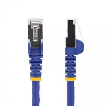 StarTech.com 2 m zils CAT8 Ethernet kabelis, bez aizķeršanās RJ45, 25G/40G, 2000 MHz, 100 W PoE++, S/FTP, 26AWG tīra vara stieple, LSZH, ekranēts tīkla ielāpu vads ar spriedzes samazinājumiem, individuāli testēts