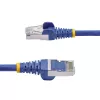 StarTech.com 2 m zils CAT8 Ethernet kabelis, bez aizķeršanās RJ45, 25G/40G, 2000 MHz, 100 W PoE++, S/FTP, 26AWG tīra vara stieple, LSZH, ekranēts tīkla ielāpu vads ar spriedzes samazinājumiem, individuāli testēts