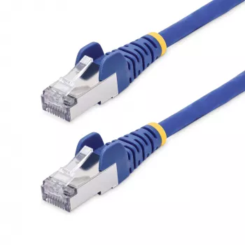 StarTech.com 50 cm zils CAT8 Ethernet kabelis, bez aizķeršanās RJ45, 25G/40G, 2000 MHz, 100 W PoE++, S/FTP, 26AWG tīra vara stieple, LSZH, ekranēts tīkla ielāpu vads ar spriedzes samazināšanu, individuāli testēts