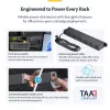 StarTech.com 50 cm zils CAT8 Ethernet kabelis, bez aizķeršanās RJ45, 25G/40G, 2000 MHz, 100 W PoE++, S/FTP, 26AWG tīra vara stieple, LSZH, ekranēts tīkla ielāpu vads ar spriedzes samazināšanu, individuāli testēts