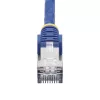 StarTech.com 1 m zils CAT8 Ethernet kabelis, bez aizķeršanās RJ45, 25G/40G, 2000 MHz, 100W PoE++, S/FTP, 26AWG tīra vara stieple, LSZH, ekranēts tīkla ielāps vads ar spriegojuma samazinājumiem, individuāli testēts
