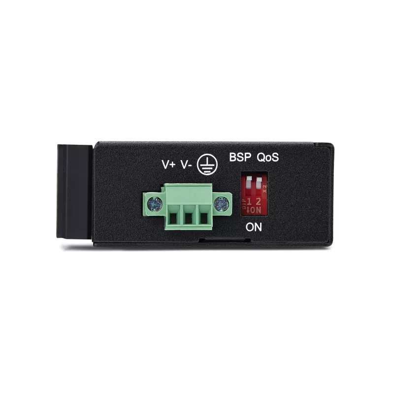 StarTech.com 5-Portu Nepārvaldāms Industriālais Tīkla Slēdzis, 100/1000 Ethernet, DIN Sliedes/Sienas Stiprināms, Izturīgs IP30 Gigabit Slēdzis, -40F-167F, 9~60V DC, TAA Atbilstošs
