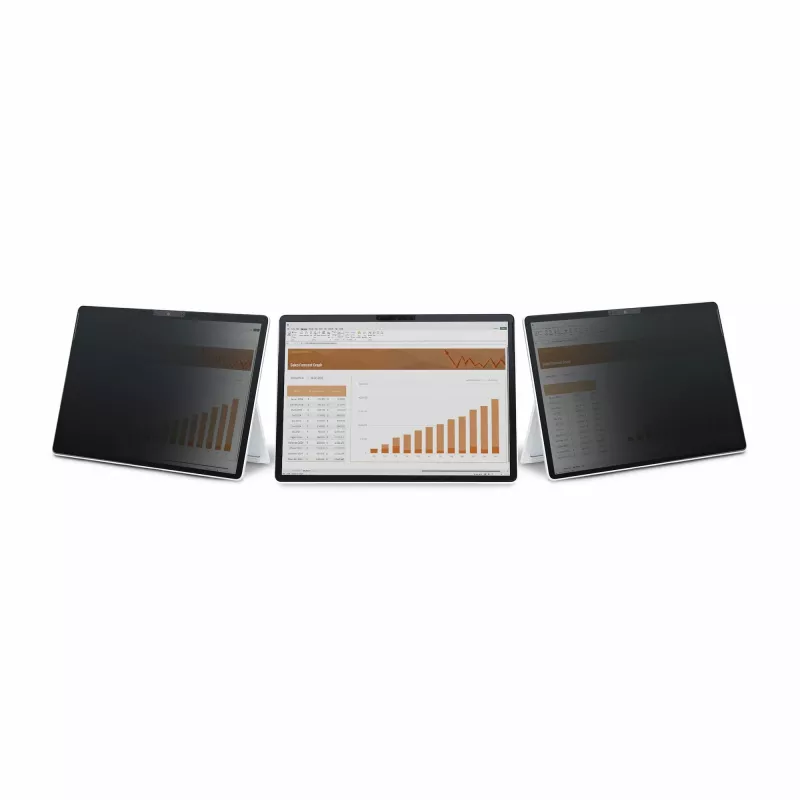 StarTech.com 4 virzienu 12,3 collu Surface Pro 4/5/6/7/7+ privātuma ekrāna filtrs, portreta/ainavas orientācija, skārienjūtīgs, +/- 30° skata leņķis, zilās gaismas samazināšana, matēta apdare