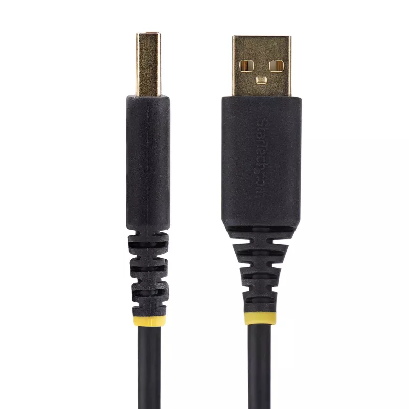 StarTech.com 1 pēda (30 cm) USB–seriālais adaptera kabelis, COM saglabāšana, maināmi uzgriežņi/skrūves, USB-A uz DB9 RS232, FTDI IC, ESD aizsardzība, Windows/macOS/Linux