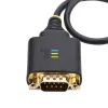 StarTech.com 1 pēda (30 cm) USB–seriālais adaptera kabelis, COM saglabāšana, maināmi uzgriežņi/skrūves, USB-A uz DB9 RS232, FTDI IC, ESD aizsardzība, Windows/macOS/Linux