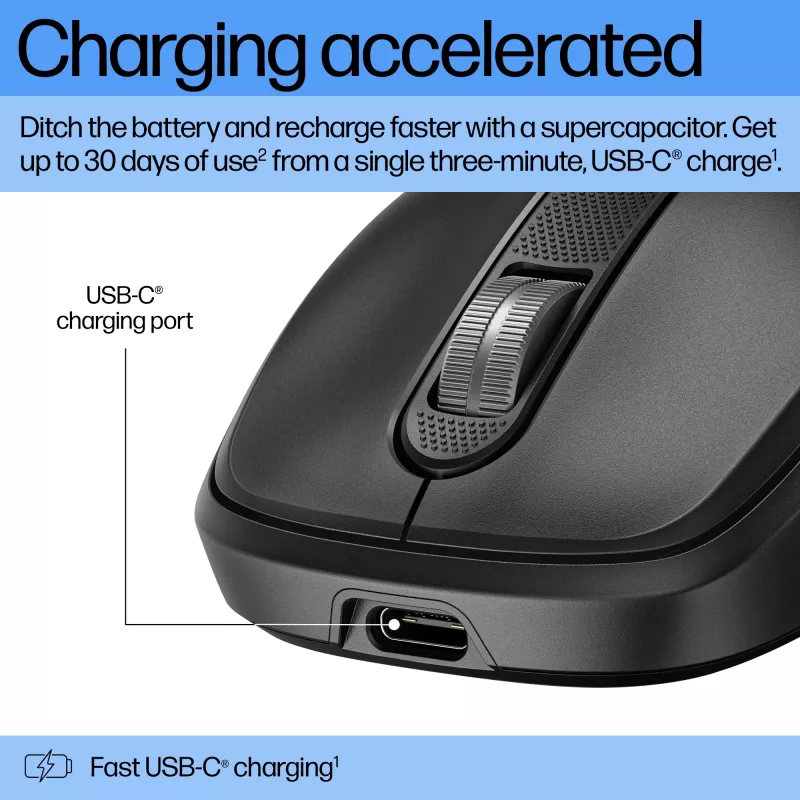 HP 515 Ultra-Fast Rechargeable Wireless pele