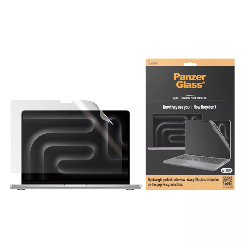 Ekrāna aizsargs PanzerGlass Dual Privacy MacBook Pro 14 collas M1 M2 M3 M4
