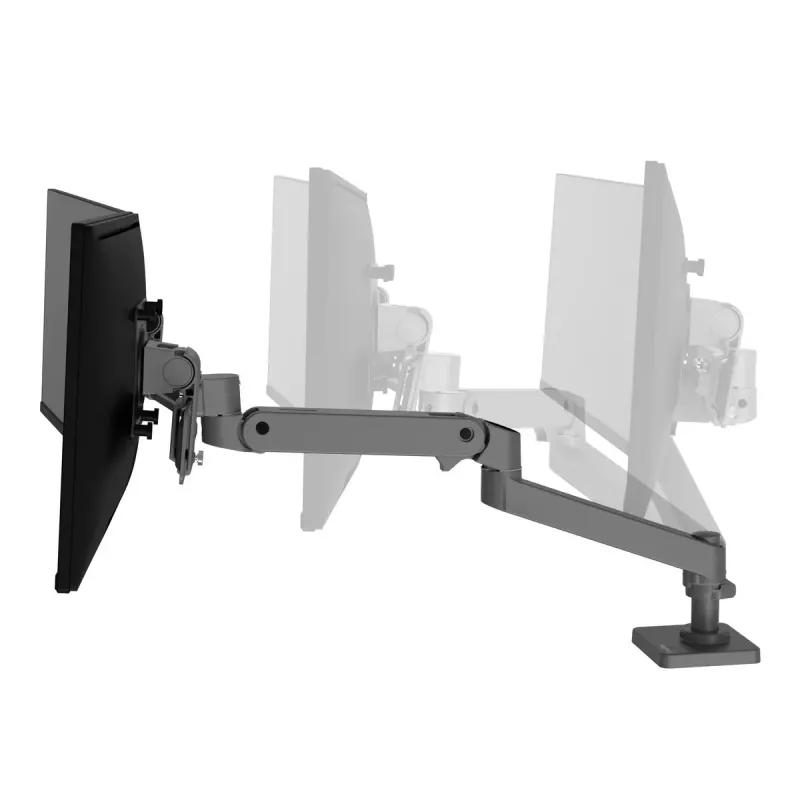 Ergotron LX Pro Series 45-684-293 monitora stiprinājuma statīvs 68.6 cm 27 collas Galda pelēks
