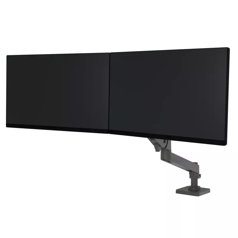 Ergotron LX Pro Series 45-684-293 monitora stiprinājuma statīvs 68.6 cm 27 collas Galda pelēks