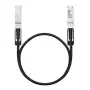 TP-Link Omada SM9220-1M InfiniBand/šķiedras optikas kabelis QSFP28 Twinax Melns