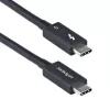 StarTech.com 1.5ft (50cm) Thunderbolt 5 kabelis, 80Gbps/Līdz 120Gbps, 240W PD, 8K 60Hz, sertificēts Thunderbolt kabelis - saderīgs ar Thunderbolt 4/USB4/USB-C