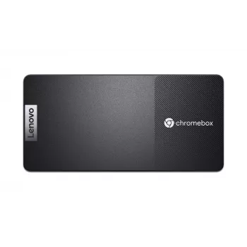Mini PC Lenovo Chromebox Micro — Intel Celeron N4500, 1.1–2.8 GHz, 8 GB LPDDR4x, 32 GB eMMC, ChromeOS, Melna