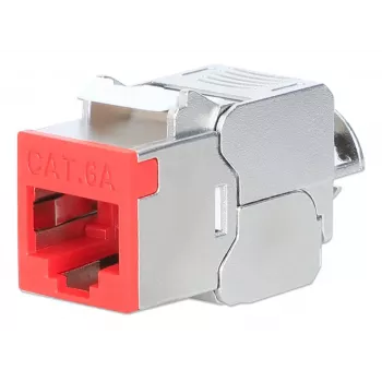 Tīkla kabelis Intellinet 791311 Keystone modulis plakans sarkans RJ-45