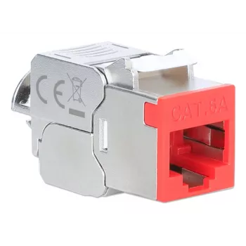 Tīkla kabelis Intellinet 791311 Keystone modulis plakans sarkans RJ-45