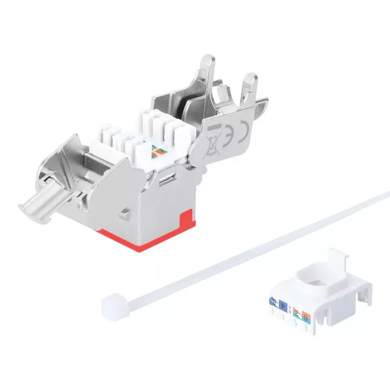 Tīkla kabelis Intellinet 791311 Keystone modulis plakans sarkans RJ-45