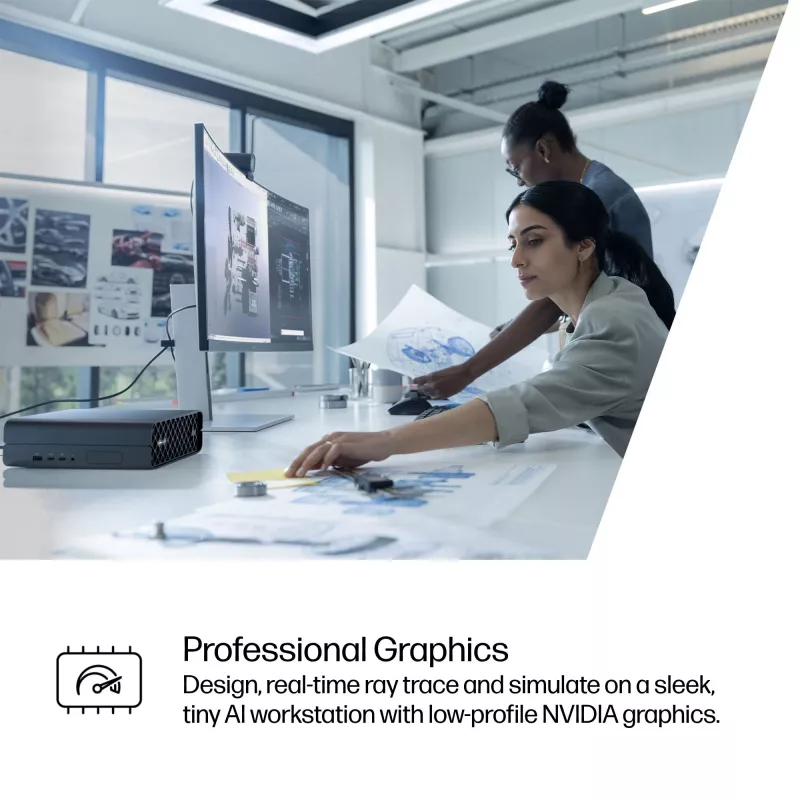 HP Z2 G1i Intel Core Ultra 9 285K 64 GB DDR5-SDRAM NVIDIA RTX 2000 Ada Windows 11 Pro Mini PC Workstation AI Workstation, AI PC