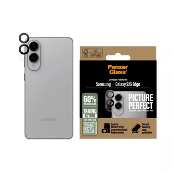Kameras objektīva aizsargs PanzerGlass Samsung Galaxy S25 Edge Nesaskrāpējams Triecienizturīgs