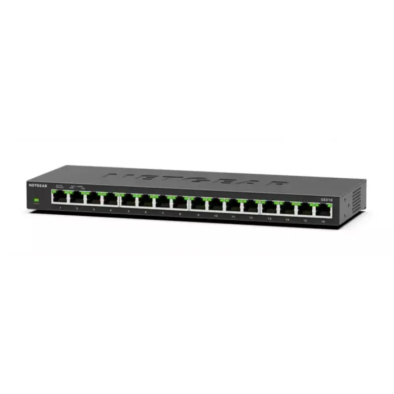 Nepārvaldāms slēdzis NETGEAR GS316 L2 Gigabit Ethernet 16 porti 32 Gbit/s