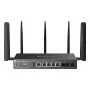 TP-Link Omada DR3650V-4G bezvadu maršrutētājs Gigabit Ethernet divjoslu (2,4 GHz / 5 GHz) melns