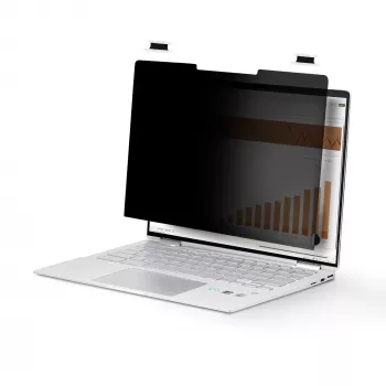 StarTech.com 14 collu 16:9 pārliecams privātuma aizsargekrāns ar pieskāriena funkciju, pretatspīduma privātuma filtrs, klēpjdatora monitora ekrāna aizsargs ar 51% zilās gaismas samazinājumu