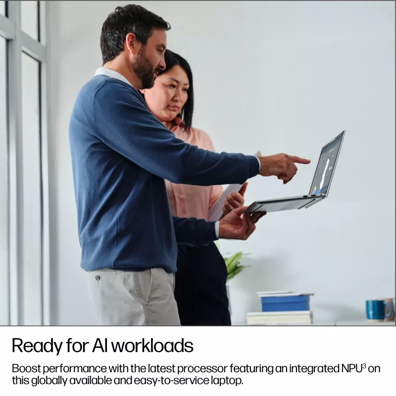 HP EliteBook 6 G1a AI PC AMD Ryzen™ 7 250 klēpjdators 40,6 cm (16 collu) WUXGA 32 GB DDR5-SDRAM Wi-Fi 7 (802.11be) Windows 11 Pro sudraba krāsā