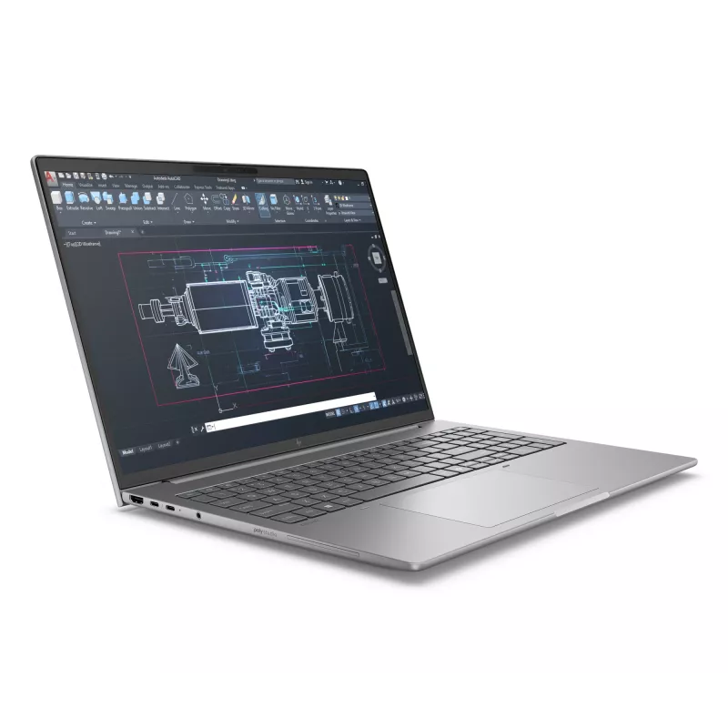 HP ZBook 8 G1i Intel Core Ultra 9 285H 40,6 cm (16 collu) WUXGA 64 GB DDR5-SDRAM Wi-Fi 7 (802.11be) Windows 11 Pro AI PC