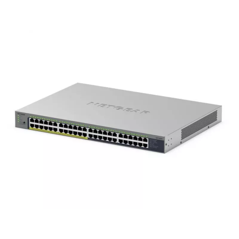 NETGEAR GS748PP Nevadāms Gigabit Ethernet (10/100/1000) Power over Ethernet (PoE) Pelēks