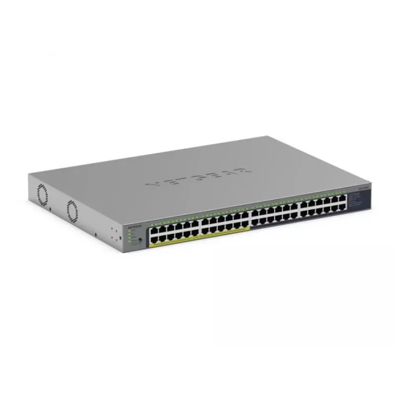 NETGEAR GS748PP Nevadāms Gigabit Ethernet (10/100/1000) Power over Ethernet (PoE) Pelēks