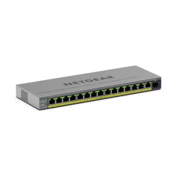 NETGEAR GS116EP pārvaldāms L2/L3 Gigabit Ethernet (10/100/1000) Power over Ethernet (PoE) pelēks