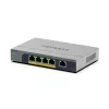 NETGEAR GS105EPP Nepārvaldāms Gigabit Ethernet (10/100/1000) Power over Ethernet (PoE) Galda/sienas stiprinājuma pelēks
