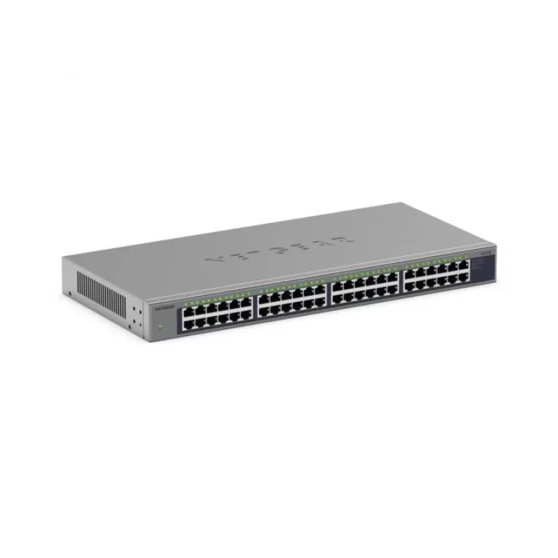 NETGEAR GS748 Nevaldāms Gigabit Ethernet (10/100/1000) Pelēks