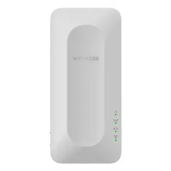 Bezvadu diapazona paplašinātājs Netgear EAX17, divu joslu 2,4/5 GHz, 802.11ax/ac, 4x4, Gigabit Ethernet, balts