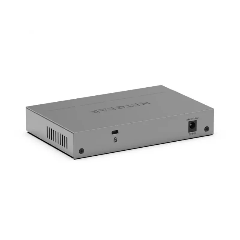 NETGEAR GS105PP Nevadāms Gigabit Ethernet (10/100/1000) Power over Ethernet (PoE) Darbvirsmas/Pie sienas montējams Pelēks