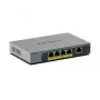 NETGEAR GS105EP nevadāms Gigabit Ethernet (10/100/1000) Power over Ethernet (PoE) pelēks