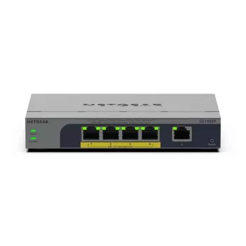 NETGEAR GS105EP nevadāms Gigabit Ethernet (10/100/1000) Power over Ethernet (PoE) pelēks