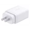 AC Indoor Charger D-Link DCP-651 — 65 W GaN, 2x USB‑C, Universāla saderība, 90–264 V, Balts