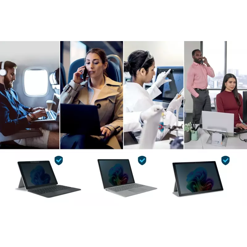 Kensington konfidencialitātes ekrāna filtrs 2-virzienu noņemams Surface Laptop Go 1/2/3