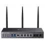 TP-Link Omada DR3220v-4G bezvadu maršrutētājs Gigabit Ethernet divjoslu (2,4 GHz / 5 GHz) Melns