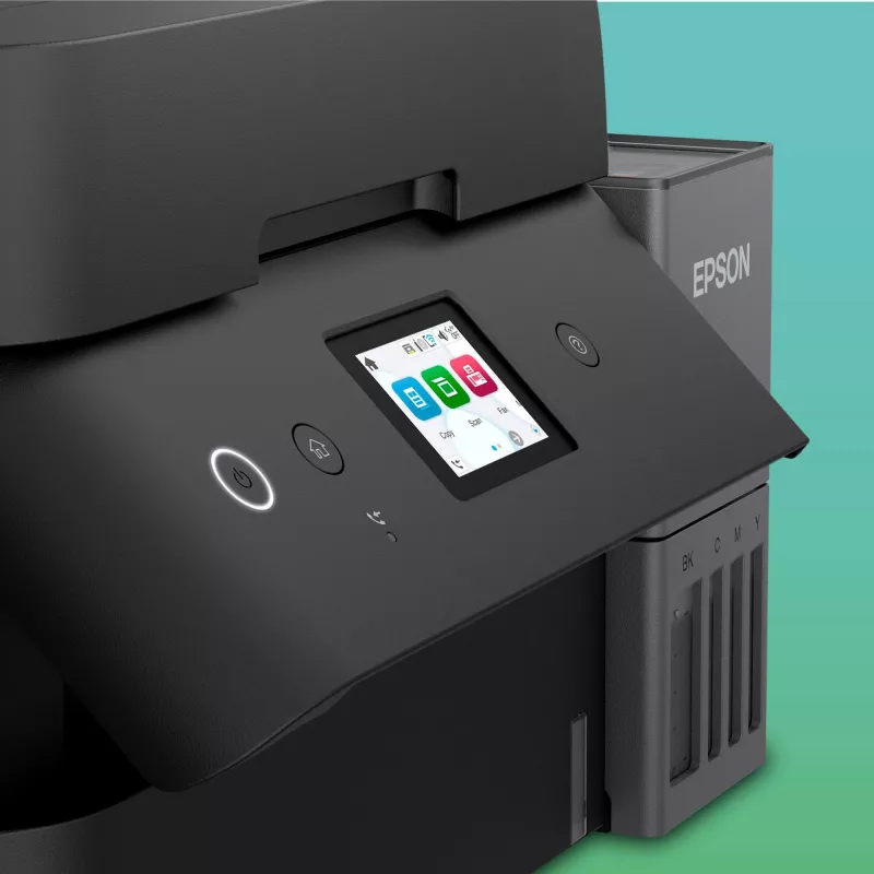 Daudzfunkciju tintes printeris Epson EcoTank ET-4950 — krāsaina, A4, 4800x1200 dpi, 35 lpp./min, Wi‑Fi, Ethernet, abpusējā druka, melns