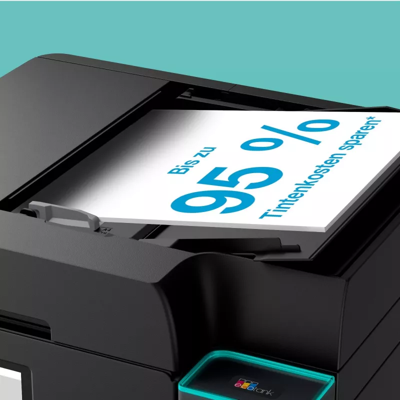 Daudzfunkciju tintes printeris Epson EcoTank ET-4950 — krāsaina, A4, 4800x1200 dpi, 35 lpp./min, Wi‑Fi, Ethernet, abpusējā druka, melns