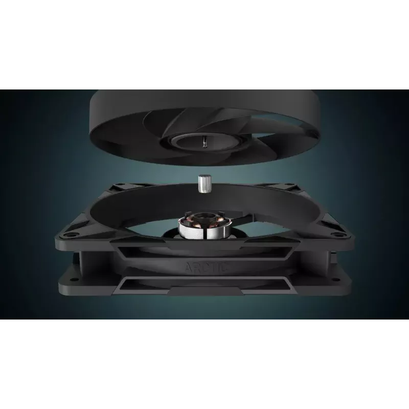 ARCTIC P14 Pro PST - 5 Pack 140 mm PWM ventilators ar kabeļu sadalītāju