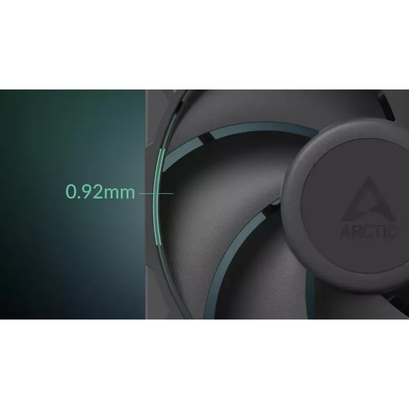 ARCTIC P14 Pro PST - 5 Pack 140 mm PWM ventilators ar kabeļu sadalītāju