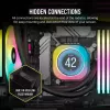 Corsair iCUE LINK H100i LCD RGB AIO šķidruma CPU dzesētājs, 240 mm
