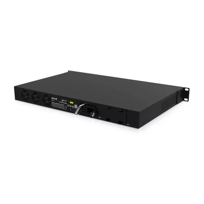 OLT UBIQUITI UF-OLT 1U pārvaldīts optiskais tīkla terminālis, 8 SFP sloti, 2 SFP+ 10G, 512 MB DDR3, 880 MHz CPU, 1U plaukta korpuss, melns