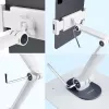 StarTech.com regulējams planšetdatora statīvs galdam – piestiprināms pie sienas – kravnesība 1 kg – ergonomisks, šarnīrsavienojumu universāls planšetdatora statīvs – planšetdatora turētājs galdam ar pagriešanas/grozīšanas/rotācijas funkciju