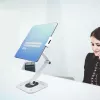 StarTech.com regulējams planšetdatora statīvs galdam – piestiprināms pie sienas – kravnesība 1 kg – ergonomisks, šarnīrsavienojumu universāls planšetdatora statīvs – planšetdatora turētājs galdam ar pagriešanas/grozīšanas/rotācijas funkciju
