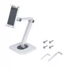 StarTech.com regulējams planšetdatora statīvs galdam – piestiprināms pie sienas – kravnesība 1 kg – ergonomisks, šarnīrsavienojumu universāls planšetdatora statīvs – planšetdatora turētājs galdam ar pagriešanas/grozīšanas/rotācijas funkciju