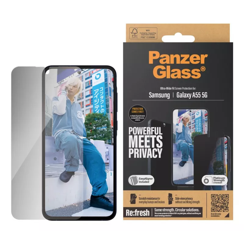 PanzerGlass P7358 mobilā tālruņa ekrāna/aizmugures aizsargs Privātuma ekrāna aizsargs Samsung 1 gab.
