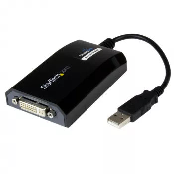 StarTech.com USB uz DVI adapteris - 1920x1200, 2.0, USB Type-A, DVI izeja, 1920 x 1200 punkti